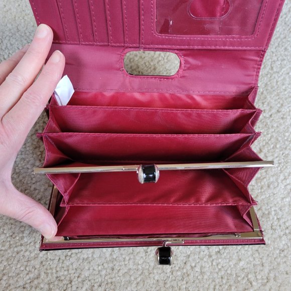 NWOT black patent wallet/clutch - Picture 4 of 13